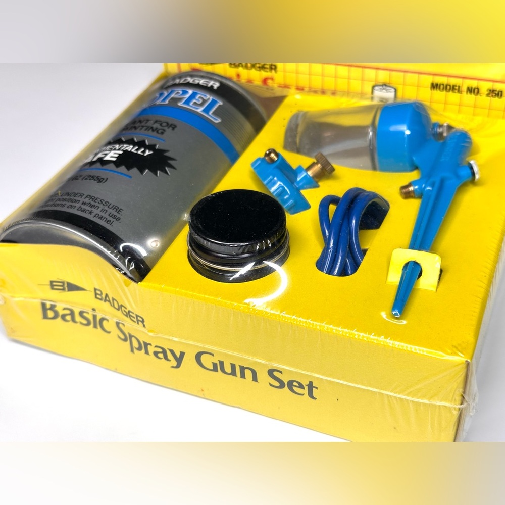 Badger Basic Spray Gun Set NIB - Picture 4 of 6